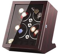 SNHHNSW Boîte de Rangement de Winder Winder Chandelier pour Enrouler 8 Montres automatiques et 5 Montres Espace de Rangement en Bois de Piano Peinture Accessoires extérieurs (Couleur: Noir) Lustre