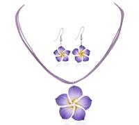 SNHHNSW Boucles d'oreilles de fleur plumeria