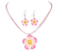 SNHHNSW Boucles d'oreilles de fleur plumeria
