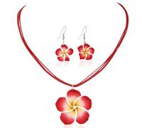 SNHHNSW Boucles d'oreilles de fleur plumeria