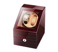 SNHHNSW Chandelier 2+3 Automatic Watch Winder Box Collection Display Box Silent Motor Flexible Watch Pillows Luxury Wood Storage Case for Man/Woman's Watches(C) Atmosphere Chandelier