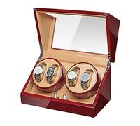 SNHHNSW Chandelier Automatic Watch Boîte Boîte 4 Motor de Moteur Silencieux Peinture DE Piano Peinture EXTÉRIEUR Flexible ORLLOWS pour Homme Femmes WEMPLES, H Chandelier