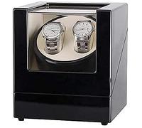 SNHHNSW Chandelier Automatic Watch Box Box Wind Board Box Double Watch Winner pour 2 Montres Afficher la boîte en Bois en Bois Gatchacleday Gift Cadelier