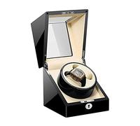 SNHHNSW Chandelier Automatic Watch Winder,Double Automatic Watch Winder 4 Rotation Mode Piano Paint Exterior Quiet Motor AC Adapter and Battery Powered,D Chandelier