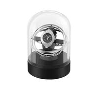 SNHHNSW Chandelier Automatic Wather Winding Single Watch Box Motor Silencieux Motor Tirate 360 degrés Transparent Couvercle en Verre