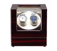 SNHHNSW Chandelier Automatique Watch Winder, boîte à Double Montre Automatique avec Une Peinture de Piano à lumière Bleue Finition Adaptateur AC Silencieux à Moteur et Batterie, G Chandelier G