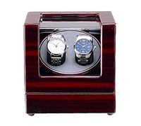 SNHHNSW Chandelier Automatique Watch Winder, boîte à Double Montre Automatique avec Une Peinture de Piano à lumière Bleue Finition Adaptateur AC Silencieux à Moteur et Batterie, G Chandelier G