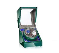 SNHHNSW Chandelier Boîte à Enrouler Double Montre pour Les Montres automatiques, avec Un extérieur de Peinture de Piano Vert léger, Moteur Silencieux, 4 Modes de Rotation (b) Lustre
