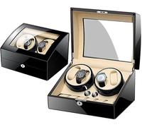 SNHHNSW Chandelier en Bois en Bois Automatique Wind Winder Collector avec 4 Watch Winder 6 Display Storage Spacesholiday Gift (DA) (AA) Chandelier