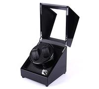 SNHHNSW Chandelier Watch Automatic Watch Board Box avec Moteur Calme PU en Cuir PU Wijoudr Montre Le Support d'affichage de Rotation Organisateur Auto Winding Chandelier