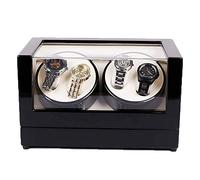 SNHHNSW Chandelier Watch Case and Boîtes Clock Automatic Winderwatch Winder Batterie Clock Rocker Boîte Rotation Rotation Perfection pour Le Bureau de la Chambre (3) Chandelier