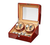 SNHHNSW Chandelier Watch Shaker Wood Solid Automatic Winder Box Piano Finition Motor extrêmement Silencieux pour Homme Wemun Watchs Montres Afficher Le Lustre