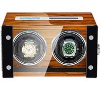 SNHHNSW Chandelier Watch Winder Box for Automatic Watch LCD Touch Screen Wooden Piano Paint Exterior Quiet Motor Built-in Light Accessories Chandelier