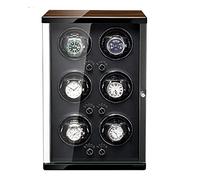 SNHHNSW Chandelier Watch Winder for Men's and Women's Automatic Watch with Lights Quiet Japanese Motor Watch Winder Box for 1 2 4 6 Watches Display Box,White-1+0 Chandelier