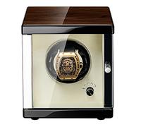 SNHHNSW Chandelier Watch Winder for Men's and Women's Automatic Watch with Lights Quiet Japanese Motor Watch Winder Box for 1 2 4 6 Watches Display Box,White-1+0 Chandelier