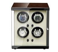 SNHHNSW Chandelier Watch Winder for Men's and Women's Automatic Watch with Lights Quiet Japanese Motor Watch Winder Box for 1 2 4 6 Watches Display Box,White-1+0 Chandelier