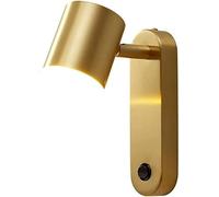 SNHHNSW Lampe murale de chevet nordique Rotation moderne avec commutateur E27 Base Illumination Murce Sconce pour Restaurant Villa Living Room Hotel Room (Nero)
