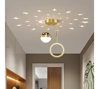 SNHHNSW Modern led ds Kid's Bedroom dimmable led Ceiling Light fixtures, Ceiling Decor Hanging lamp for Bedroom Corridor Balcony Pendant Light