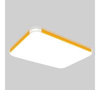 SNHHNSW Pendant Light, Nordic Minimalist Color Interior LED Flush Mount Ceiling Light Adjustable Three-Color Energy Saving Aluminum Frame Ceiling Lighting for Bedroom stairwell Kitchen(Beige)