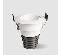 SNHHNSW Recessed Small Ceiling Spotlight LED Downlights Under Cabinet Mini LED Downlight 1w/3w/5w AC 220V White Light 6000K for Showcase Cabinet Kitchens Living Rooms Indoor Lighting, Black 5w