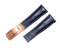 SNHHNSW STRAPE DE CUIR VOLINE POUR L'EAU GHOST GHOST DAYTONA Yacht LogType Bracelet en cuir vert 20 mm Bandle de montre à boucle