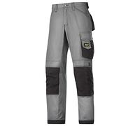 Snickers 33131804188 Rip-Stop Pantalon d'artisan Taille 188 Gris/Noir