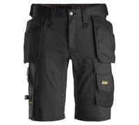 Short de travail extensible AW Snickers, noir, taille 48