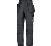 Snickers 62015858162 AllroundWork Pantalon de travail avec poches holster Taille 162 Acier Gris