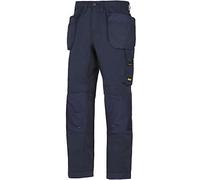 Snickers 62019595162 AllroundWork Pantalon de travail avec poches holster Taille 162 Bleu Marin