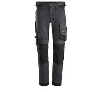 Snickers Workwear Pantalon de travail AllroundWork Stretch EN 14404 Gris/Noir 48