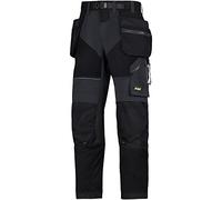 Snickers 69020404048 FlexiWork Pantalon de travail avec Poches Holster Taille 48 Noir