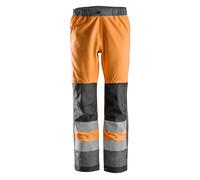 Snickers AllroundWork Hi-Vis Shell étanche à l'eauitshose, Cl. 2, EN 20471, 343 HV-orange-gris acier M