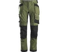 Snickers AllroundWork Stretch Arbeitshose mit Holstertaschen Kaki/Gris/Noir 48
