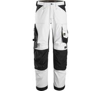 Snickers AllroundWork Stretch Loose Fit Arbeitpantalon blanc/noir 204