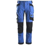 Snickers AllroundWork Stretch pantalon de travailitavec poches. Poches holster, EN 14404 Bleu-Noir 160