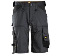 Snickers AllroundWork Stretch Shorts de travailitsshorts, EN 14404 gris acier-noir 58