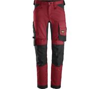 Snickers AllroundWork Stretch Travailitpantalon Chili/Noir 124