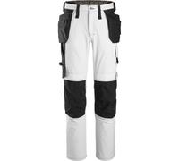 Snickers Arbeitshose AllroundWork Full Stretch Trousers mit Poches holster blanc/noir 200