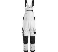 Snickers Arbeitshose Salopette stretch AllroundWork blanc/noir 158