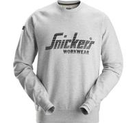 Snickers Arbeitspullover Logo Sweatshirt Gris XXL