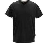 Snickers Arbeitsshirt col en V T-shirt noir M