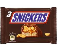 Snickers - Paquet de 3 Barres Snickers