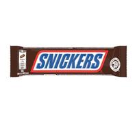 SNICKERS - Barre Gourmande Croustillante aux Cacahuètes et Caramel Fondant, Format 50g - lot de 4 - Vendu par Lot
