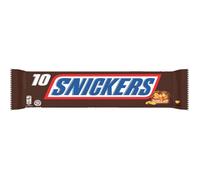 SNICKERS Barres chocolatées Cacahuètes Et Caramel les 10 barres de 50g