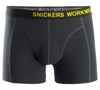 Snickers Body Mapping Boxe Stretchrsshort pack de 2 noir-gris acier 3XL