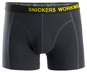 Snickers Body Mapping Boxe Stretchrsshort pack de 2 noir-gris acier 3XL