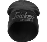 Snickers Bonnets SWW-Logo Bonnet noir/gris acier Einheitsgröße