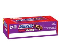 Snickers - Carrés de brownie aux cacahuètes - 24 barres