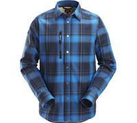 Snickers Chemise à manches longues AllroundWork, isolation thermique Bleu/Navy M