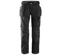 Snickers CoolTwill Pantalon de travailitavec ceinture. Poches holster, EN 14404 Noir 256